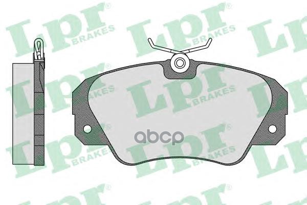 Колодки тормозные дисковые Lpr арт. 05P449