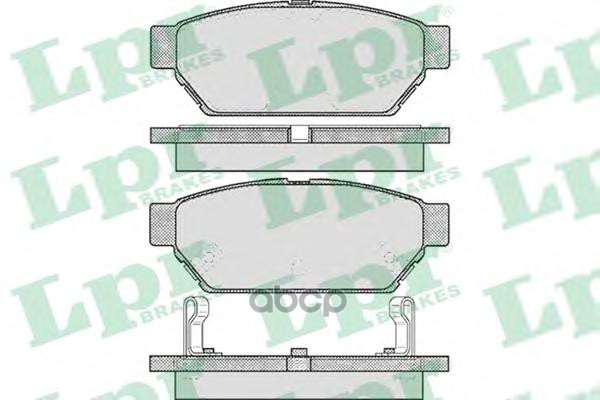 Колодки тормозные дисковые Lpr арт. 05P547