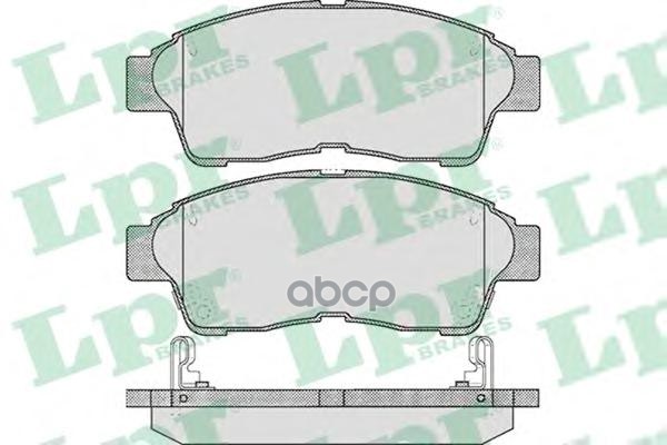 Комплект тормозных колодок 05P561 Lpr арт. 05P561