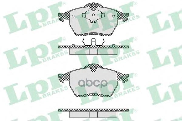 Колодки тормозные дисковые Lpr арт. 05P612