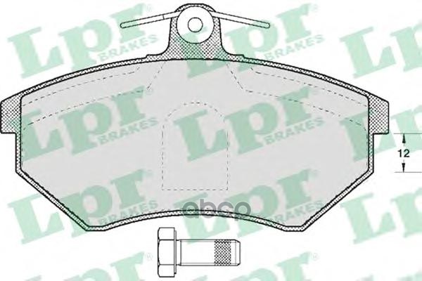 Комплект тормозных колодок 05P613 Lpr арт. 05P613