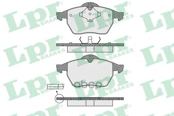 Комплект тормозных колодок 05P639 Lpr арт. 05P639