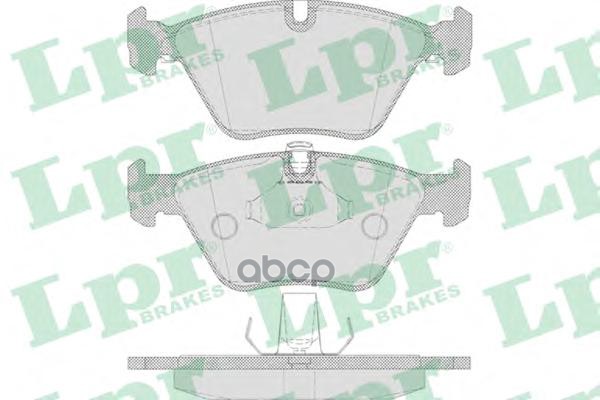 Колодки тормозные дисковые Lpr арт. 05P649