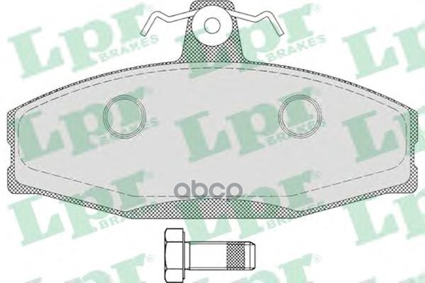 Колодки тормозные дисковые Lpr арт. 05P651