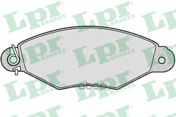 Комплект тормозных колодок 05P661 Lpr арт. 05P661