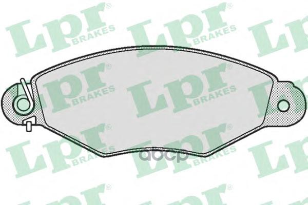Колодки тормозные дисковые Lpr арт. 05P662