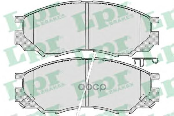 Колодки тормозные дисковые Lpr арт. 05P686