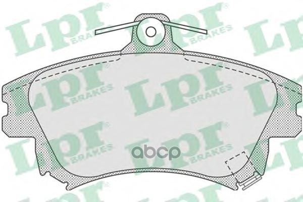 Колодки тормозные дисковые Lpr арт. 05P711