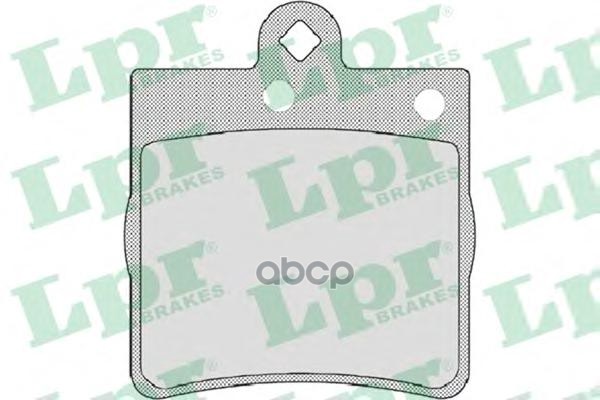 Комплект тормозных колодок 05P726 Lpr арт. 05P726