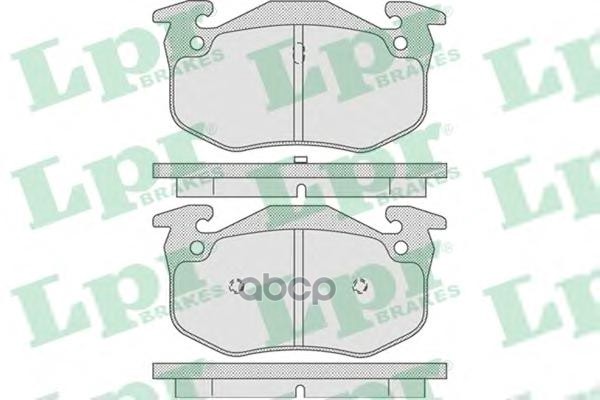 Колодки торм. дисковые Lpr арт. 05p801