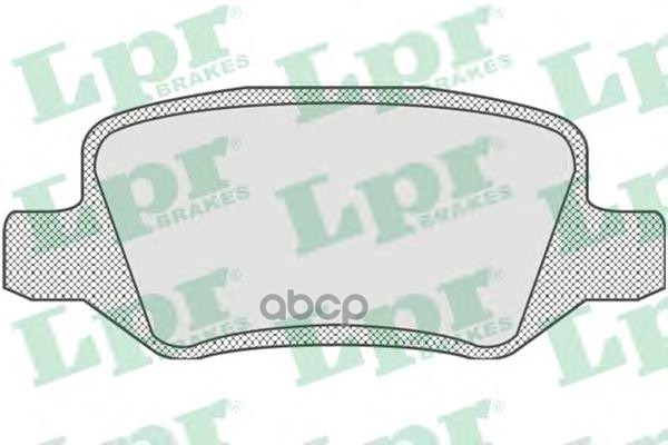 Колодки тормозные дисковые Lpr арт. 05P850