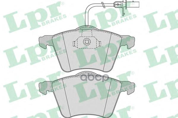 Колодки тормозные дисковые Lpr арт. 05P982