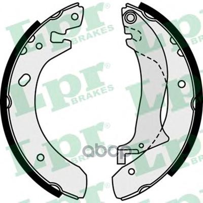 Комплект тормозных колодок 07510 Lpr арт. 07510