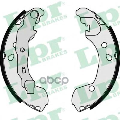 Комплект тормозных колодок 08180 Lpr арт. 08180