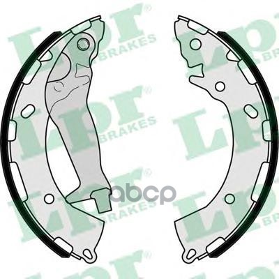 Колодки тормозные барабанные Lpr арт. 09450