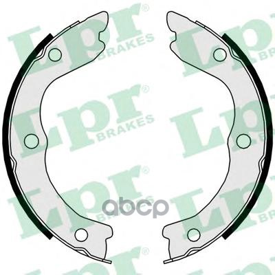Колодки тормозные барабанные Lpr арт. 09730