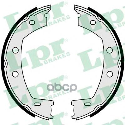 Комплект тормозных колодок 09950 Lpr арт. 09950