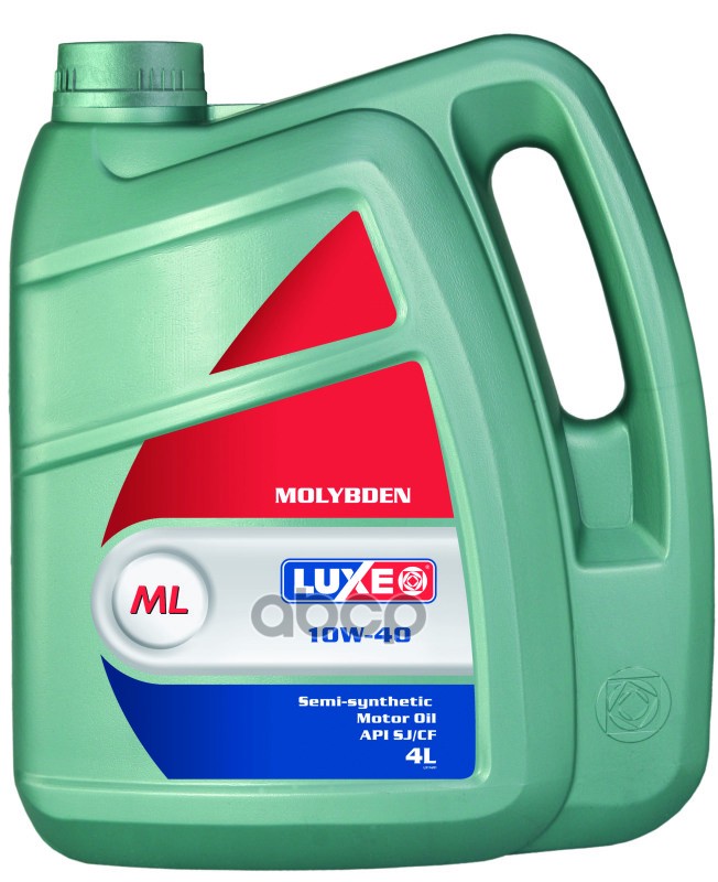 Luxe Масло моторное Luxe Molybden 10W-40 полусинтетическое 4 л 114
