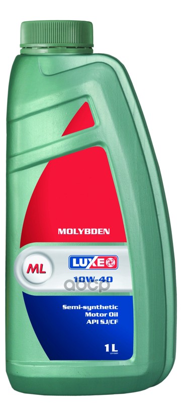 Luxe Масло Моторное Luxe Molybden 10W-40 Полусинтетическое 1 Л 115