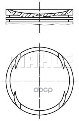 Поршень В Комплекте MAHLE арт. 0306400