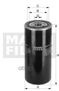 Фильтр масляный Citroen Berlingo I 97-02, Xantia 9 MANN-FILTER арт. WD7245