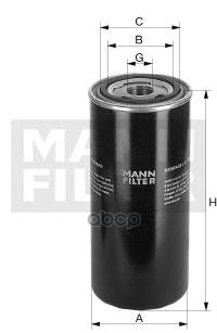Фильтр масляный MANN-FILTER арт. WD7246