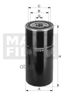 Wd950/2 масляный фильтр mann MANN-FILTER арт. WD9502