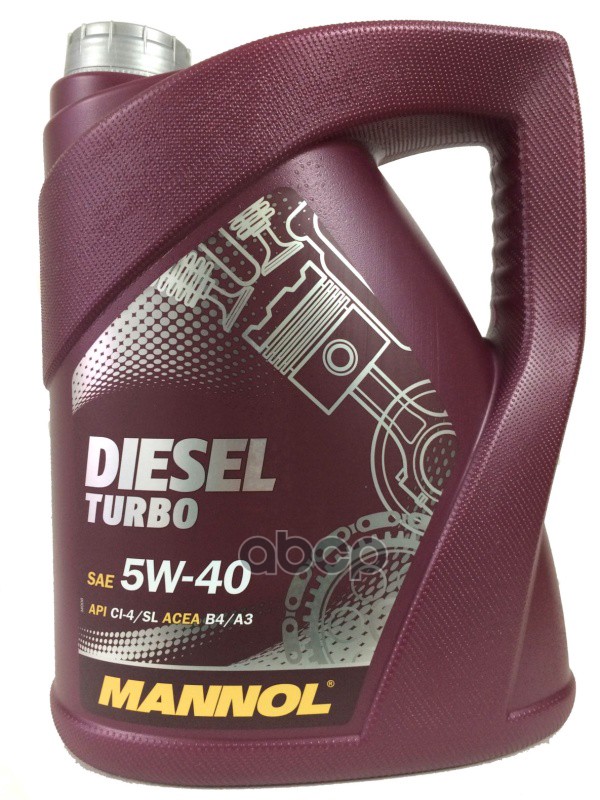 MANNOL Масло моторное MANNOL Diesel Turbo 5W-40 синтетическое 5 л 1011