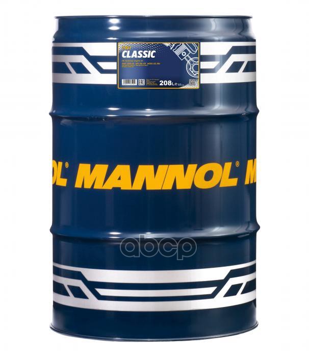 MANNOL Масло моторное полусинтетическое 7501 Classic 10W40 SN/CH-4, A3/B4 208л