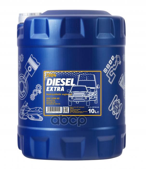 MANNOL Масло моторное DIESEL EXTRA 10w40  10l