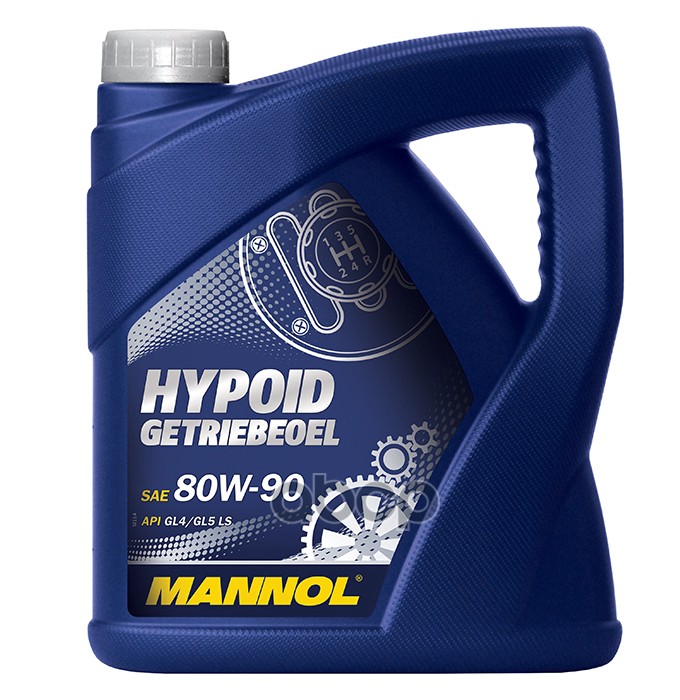 Масло трансмиссионное MANNOL HYPOID GETRIEBEOEL GL-4/5 80W90 4 л 1354 MANNOL арт. 1354