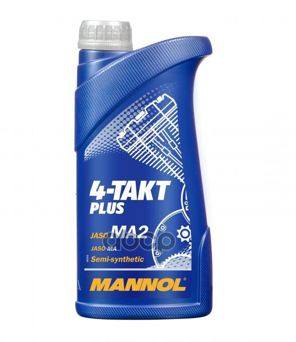 Масло моторное полусинтетическое 7202 4T Plus 10W40 SL, MA2 1л MANNOL арт. 1400