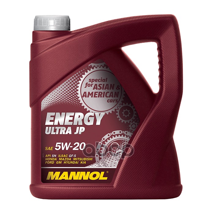 MANNOL Масло моторное ENERGY ULTRA JP 5W-20 (4л)