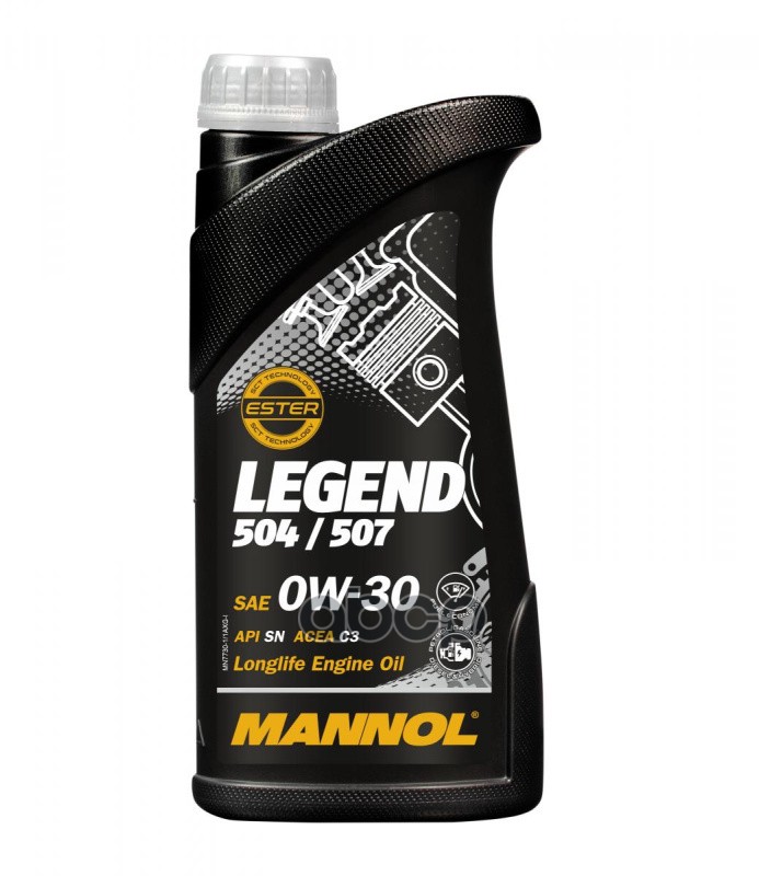 MANNOL Масло Моторное Legend 504/507  0W-30  1L