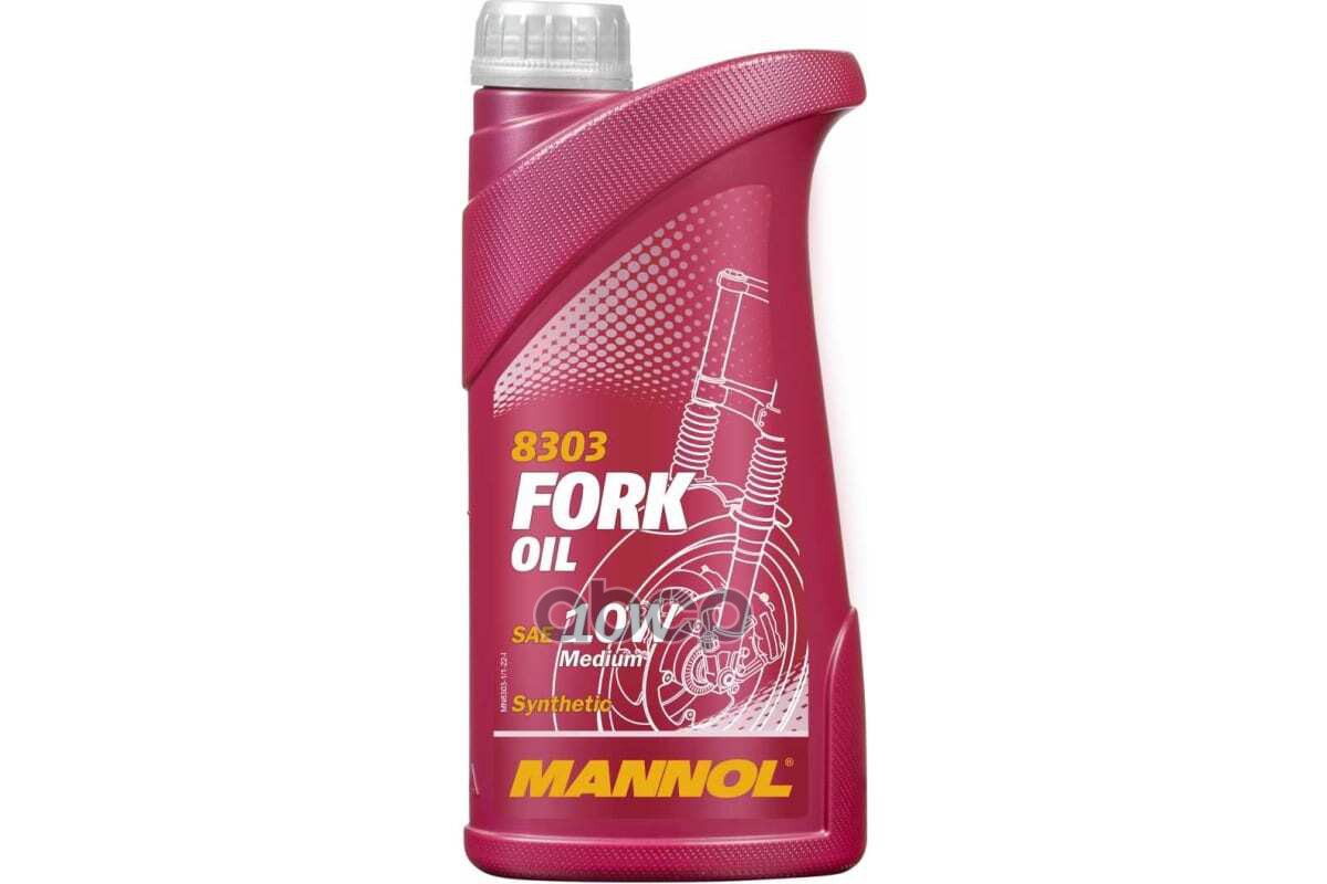 Масло вилочное и амортизаторное MANNOL FORK OIL 10W синтетическое 1 л 83031 MANNOL арт. 83031