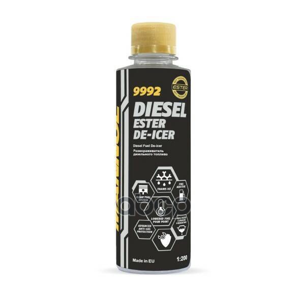 Размораживатель Для Дизельного Топлива Diesel Ester De-Icer  250ml MANNOL арт. 9992