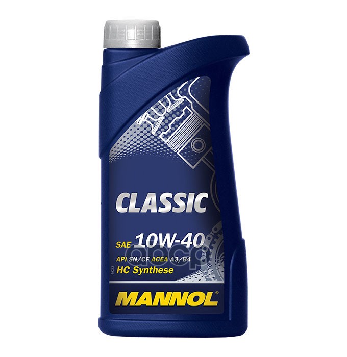 MANNOL Масло Моторное Classic 10W40 Полусинтетическое 1L