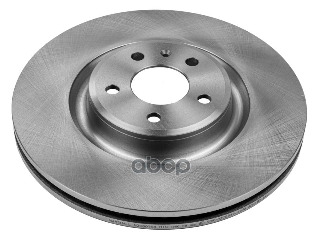 Тормозной диск передн. Audi A4 B8 07-  A6 C7 11-  Q5 8R 08- M2000768 MARSHALL арт. M2000768