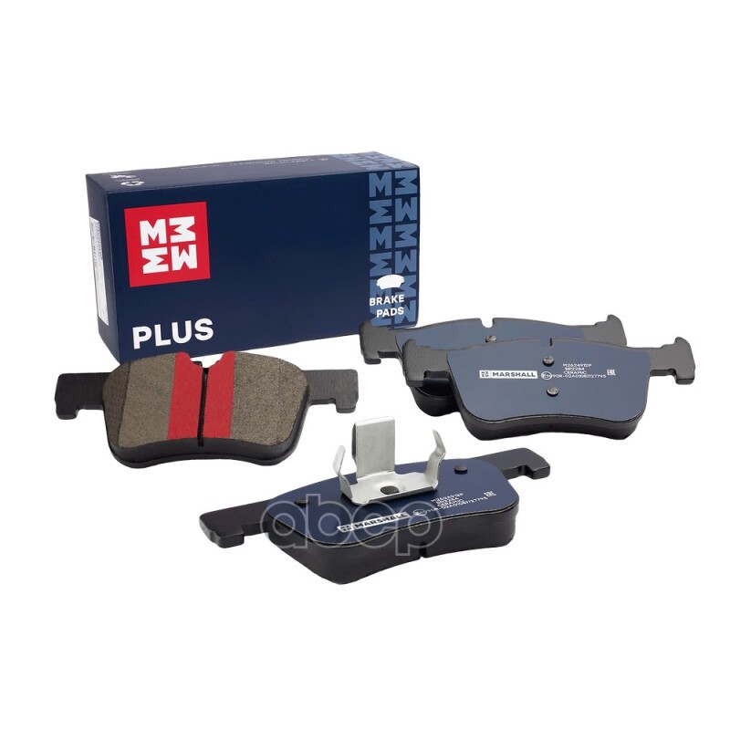 Торм. колодки дисковые передн. PLUS BMW 1 (F20, F21) 11-, 3 (F30, G20) 11-, 4 (F32-F36) 13- (M262491 MARSHALL арт. M2624912P