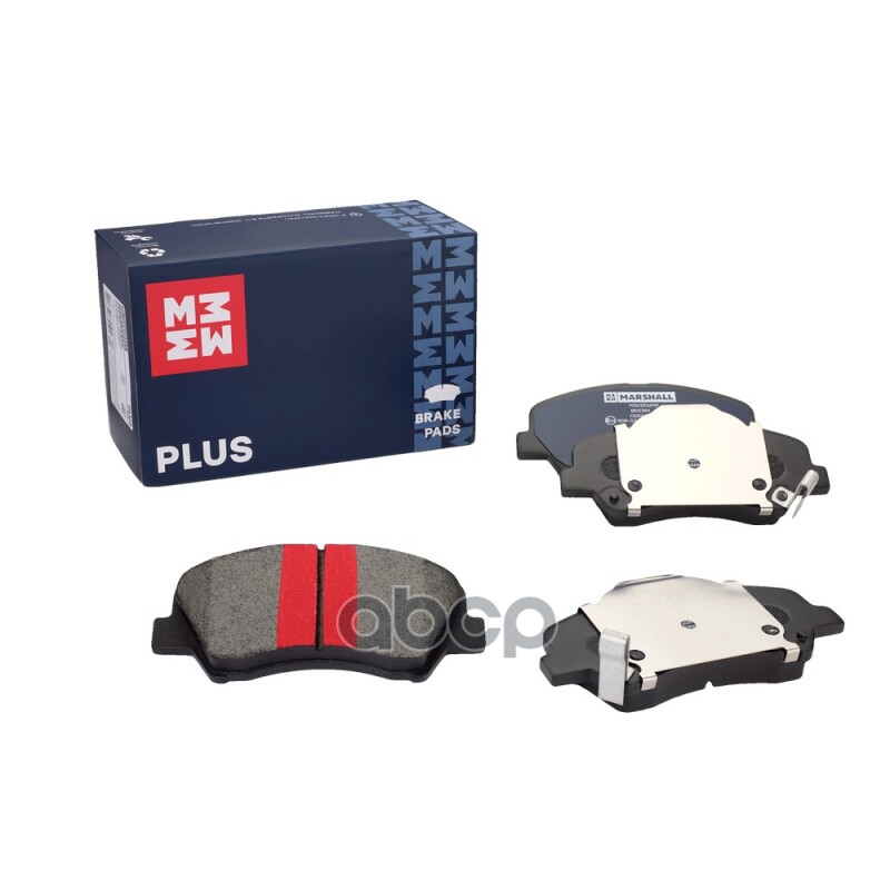 Торм. колодки дисковые передн. PLUS Hyundai Solaris II 17-, Kia Rio IV 17- (!с отв. под пружины) (M2 MARSHALL арт. M2625349P