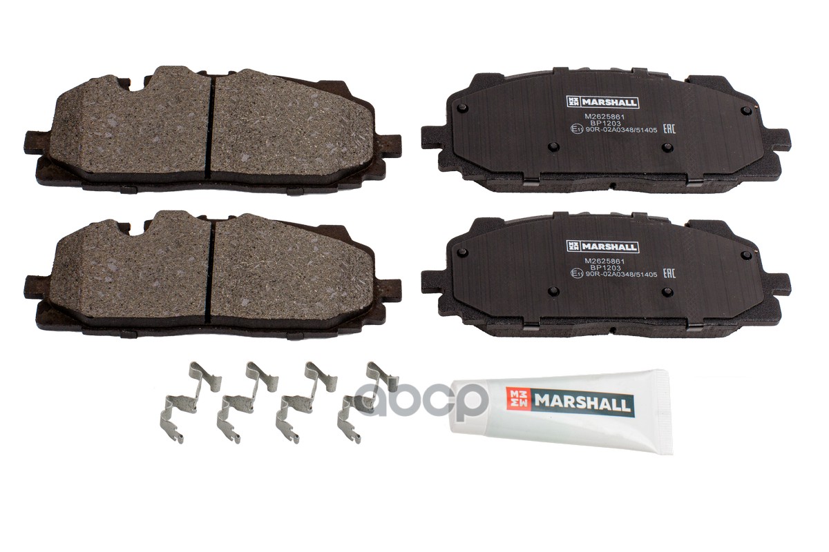 Торм. колодки дисковые передн. Audi A4 B9 15-  A6 C8 18-  Q5 FY 17- M2625861 MARSHALL арт. M2625861