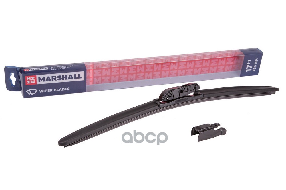 Бескаркасная щетка стеклоочистителя  17”  43 см hook side pin pushpinch button 19 mm MW1462 MARSHALL арт. MW1462