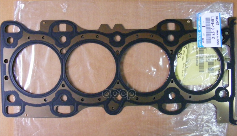 Прокладка головки блока цилиндров Mazda 3 03-13 / 6 02-08 L3KG;L3N9;L3VDT;L3Y7;L3YH MAZDA арт. L3K9-10-271C