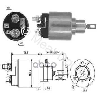 Реле втягивающее (OE) VW Golf II 1.6 TD MEAT & DORIA арт. 46002