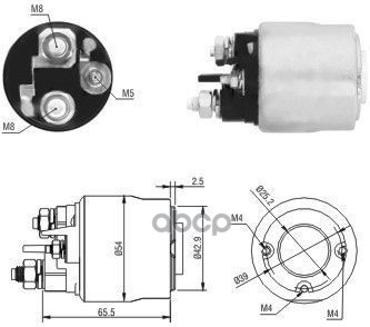 Реле втягивающее (OE) Citroen C3 I MEAT & DORIA арт. 46017