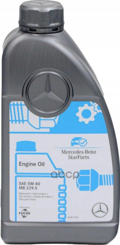 MERCEDES-BENZ Масло моторное MERCEDES-BENZ (синтетическое) 1л 5W40 229.5 бензин
