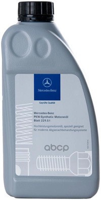 MERCEDES-BENZ Масло моторное синтетическое 5W30 MB 229.51 1л