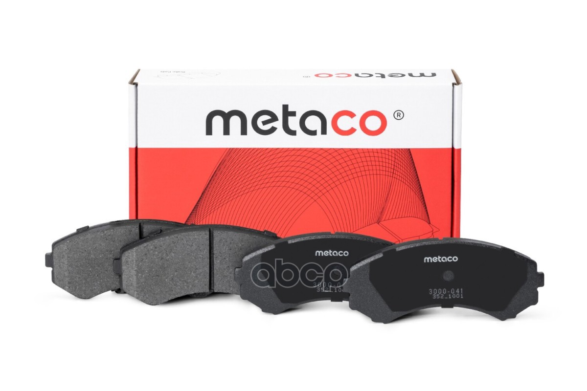 Колодки тормозные передние к-кт METACO арт. 3000-041