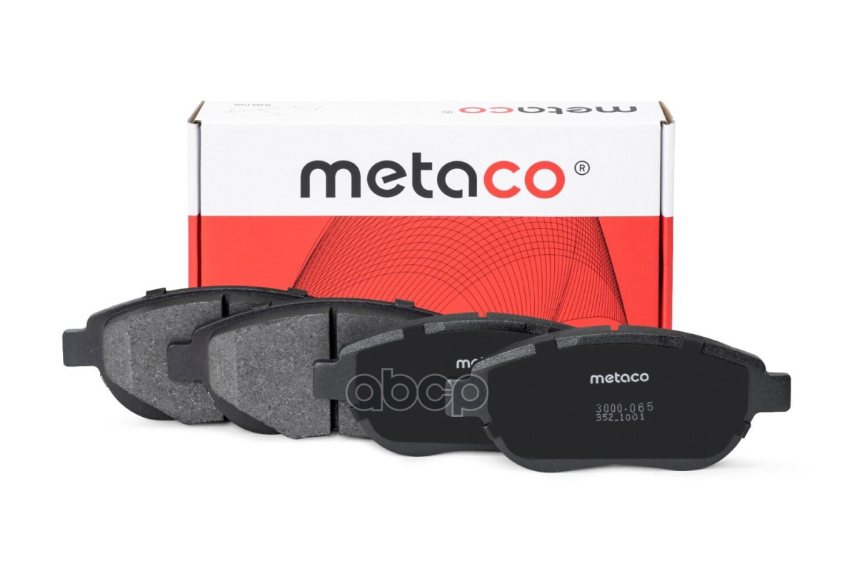 Колодки тормозные передние к-кт METACO арт. 3000-065