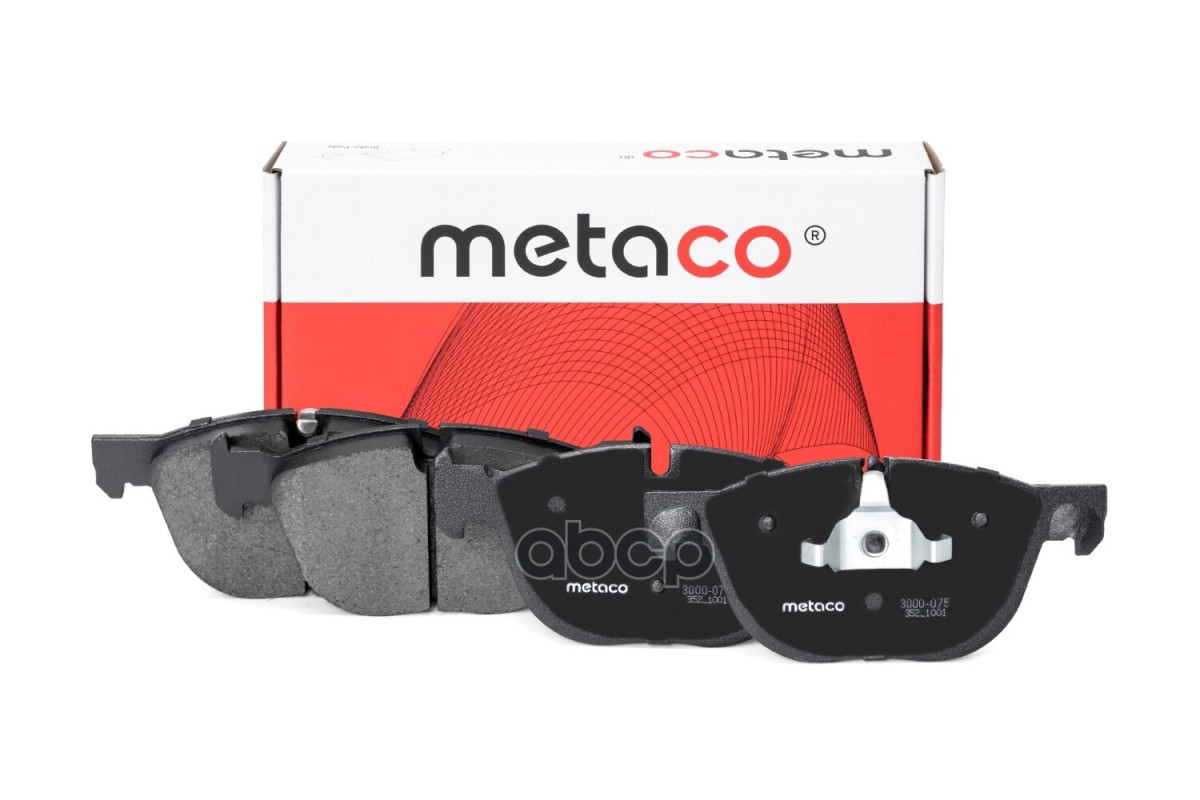 Колодки тормозные передние к-кт 3000075 METACO арт. 3000-075